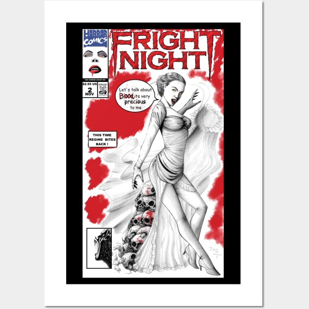 Fright Night 2 Regine Comic Wall Art by DougSQ